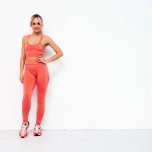 Brown Sports Bra & High Waist Leggings