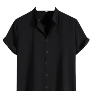 Black Chinese collar Shirt