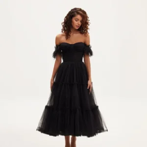 Black Tulle Dress