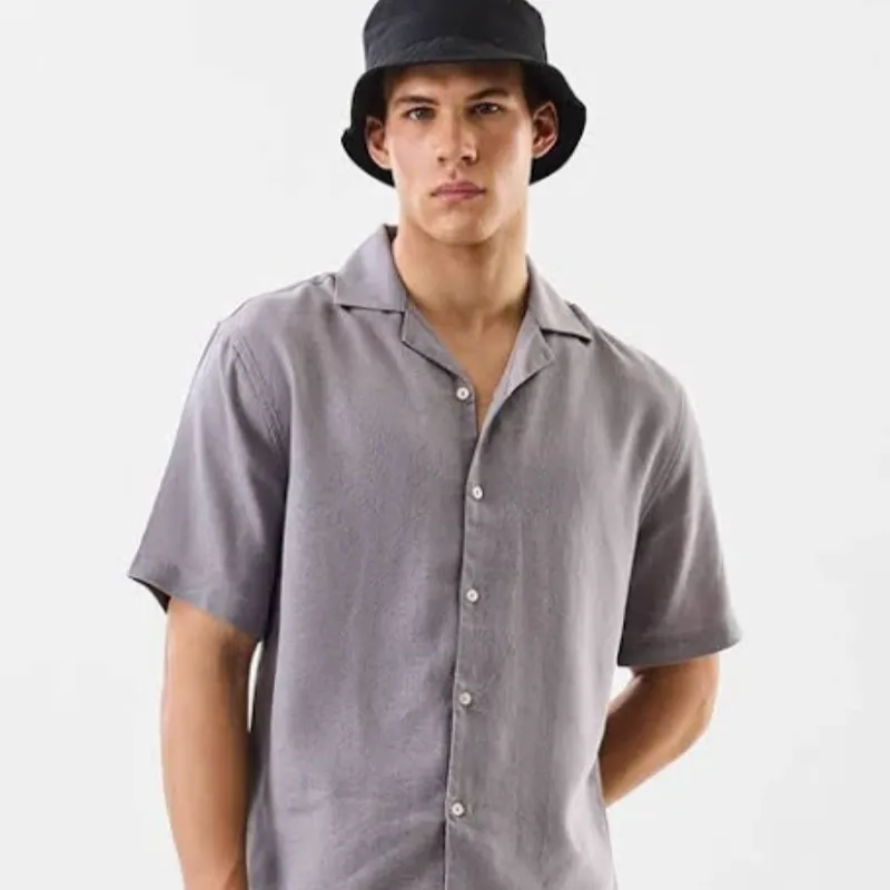 Box Grey Collar Shirt