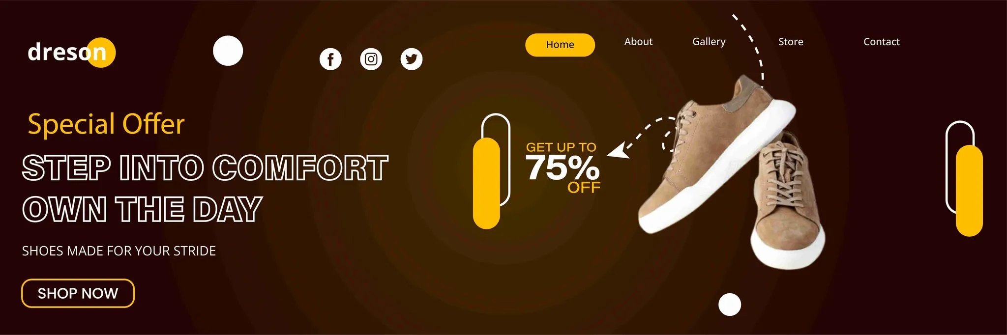 Dreson Footwear Banner 03