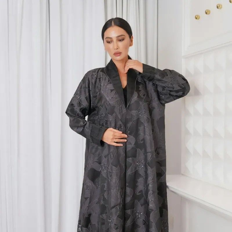 Elegant Floral Abaya