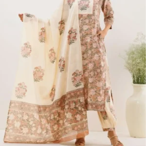 Floral Block Print Style