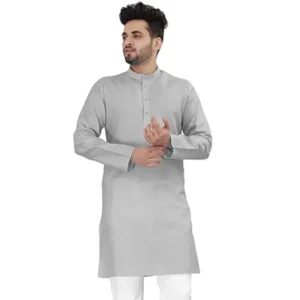 Grey plain Ethnic Wear
