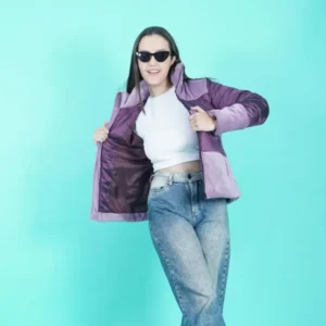 Lavender puffer Jacket