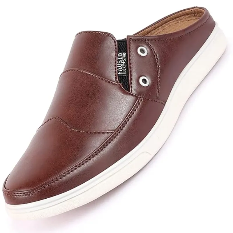 Maroon Casual Men Footwear