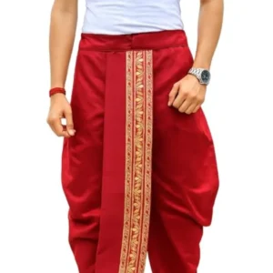 Maroon Men Dhoti