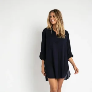 Midnight Shirt Dress