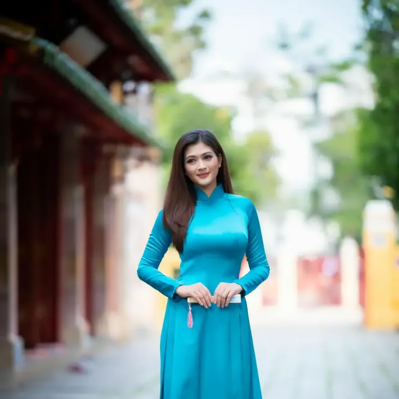 Ombre Ao Dai