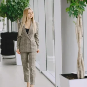 Plaid Pantsuit