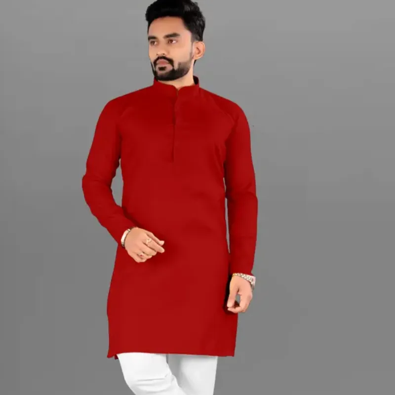 Red Men Kurta Pyjama
