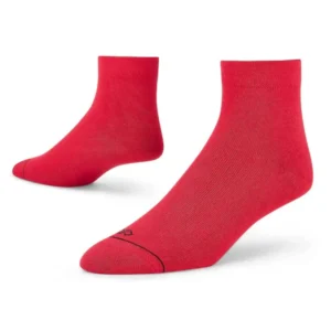 Red Woman Athletic Socks