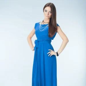 royal blue gown